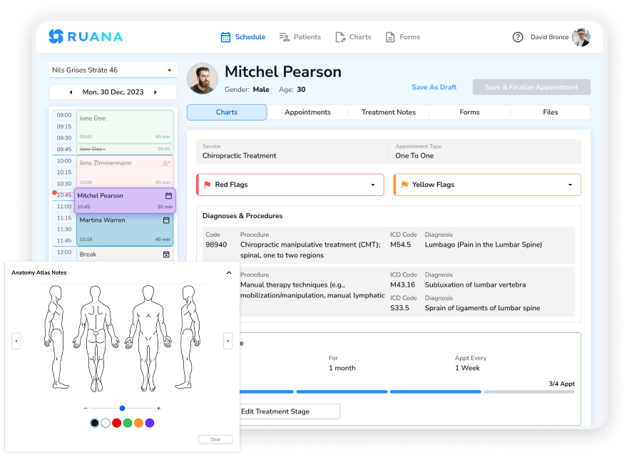 Customizable Notes & Charting