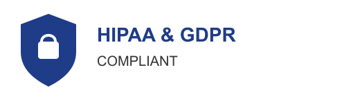HIPAA and GDPR compliance
