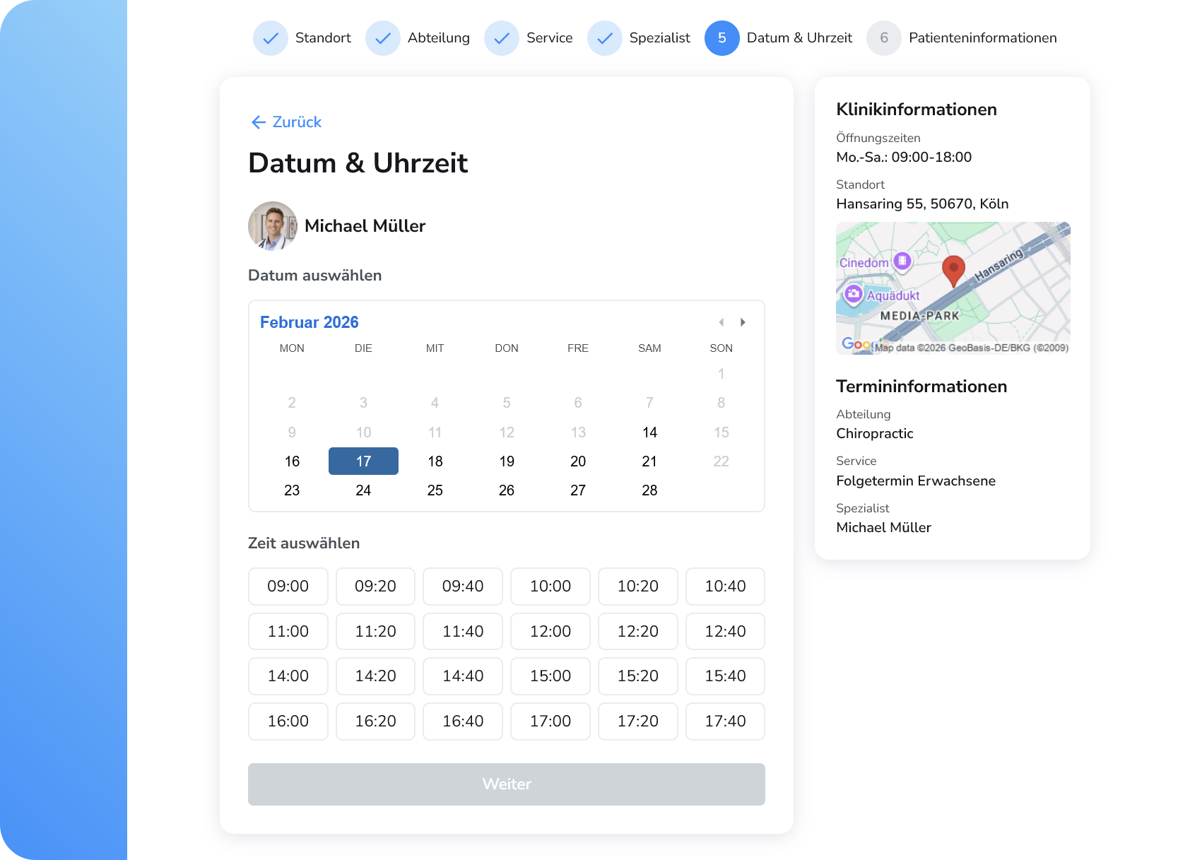 24/7 Online Terminbuchung & Erinnerungen