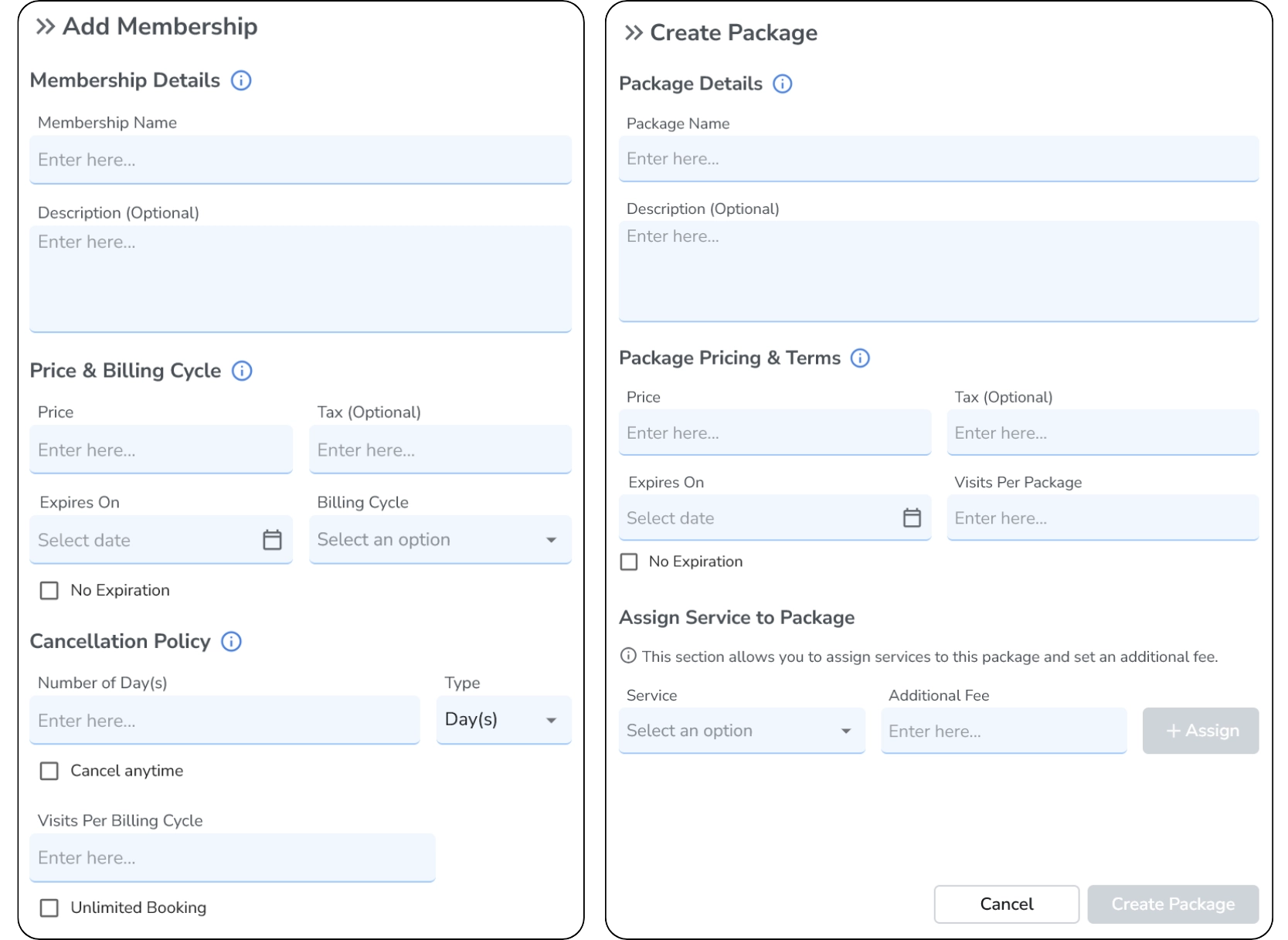 Individuelle Behandlungspakete erstellen