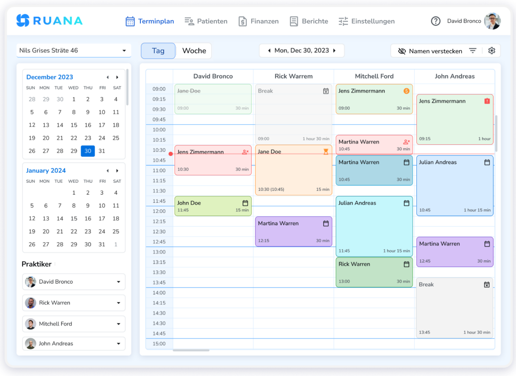 Praxissoftware für Heilpraktiker, Osteopathen & Therapeuten