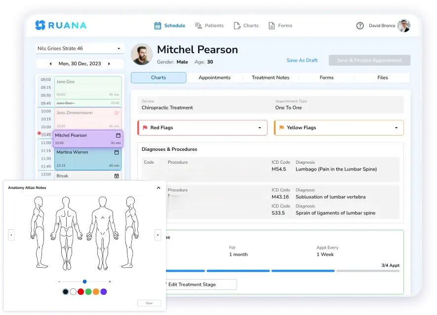 Client database feature