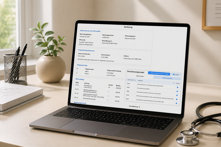 Abrechnungssoftware Osteopathie: Rechnungen & Privatpatienten richtig verwalten