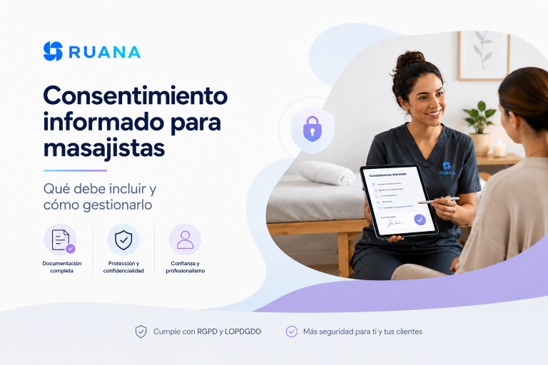 Consentimiento informado para masajistas: qué debe incluir y cómo gestionarlo